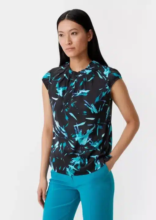 Comma, Blouse Top Black