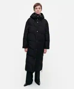 Marimekko Teema Taifuuni Down Coat Black
