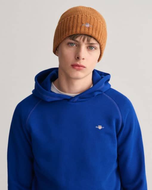 Gant Teens Shield Beanie Burnt Sugar