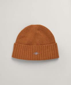 Gant Teens Shield Beanie Burnt Sugar