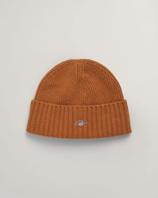 Gant Teens Shield Beanie Burnt Sugar