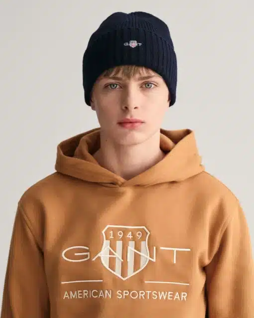 Gant Teens Shield Beanie Evening Blue