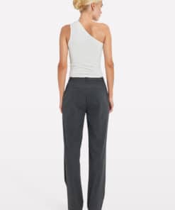 Envii Enkafir Pants Grey Melange Pinstripe