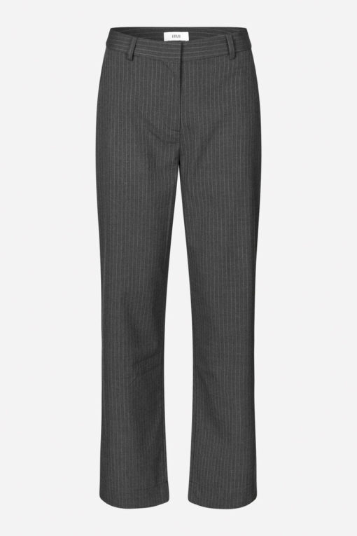 Envii Enkafir Pants Grey Melange Pinstripe