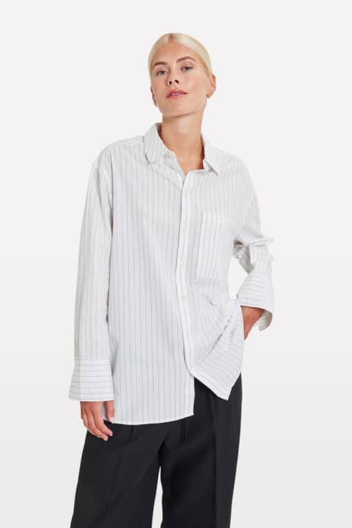 Envii Entube Shirt Opal Gray Stripe
