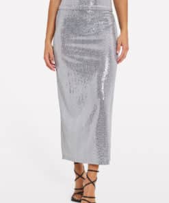 Envii Enpluto Skirt Silver Glitter