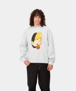 Carhartt DeadKebab Knock Knock Sweat Ash Heather