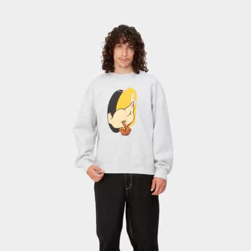 Carhartt WIP DeadKebab Knock Knock Sweat Ash Heather