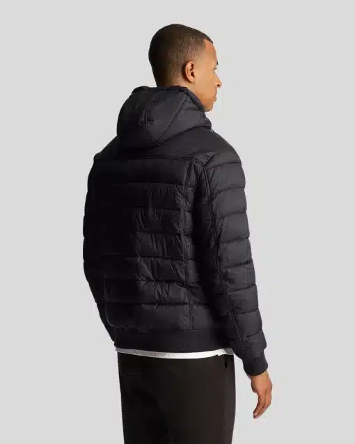 Lyle & Scott Wadded Jacket Jet Black