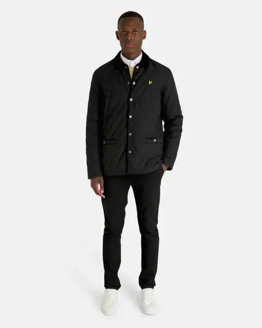 Lyle & Scott Quilted Jacket Jet Black