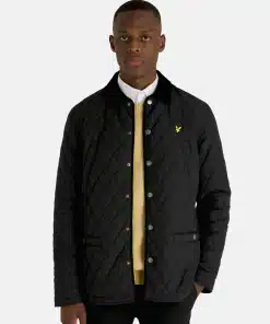 Lyle & Scott Quilted Jacket Jet Black