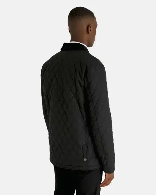 Lyle & Scott Quilted Jacket Jet Black