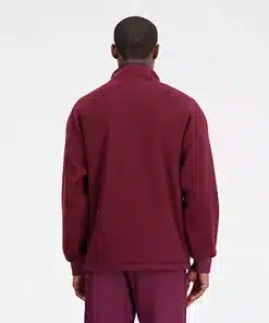New Balance Athletics Polar Fleece Full Zip Burgundy