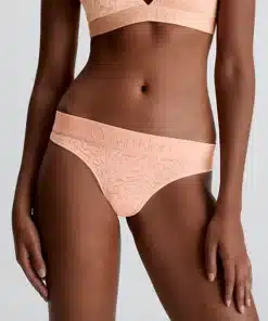 Calvin Klein Lace Thong - Intrinsic - Stone Grey