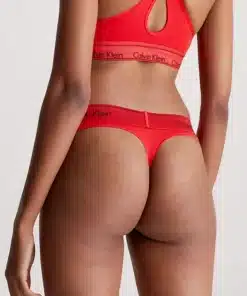 Calvin Klein Modern Cotton Thong Rouge