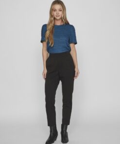 Vila Varone Slim Pant Black