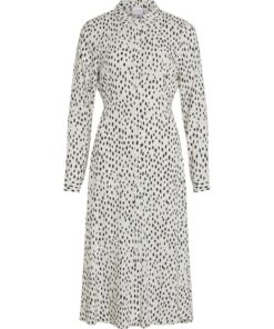 Vila Paya Long Shirt Dress Egret