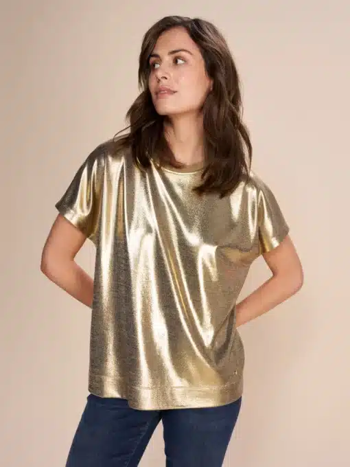 Mos Mosh Nivola Foil Tee Gold