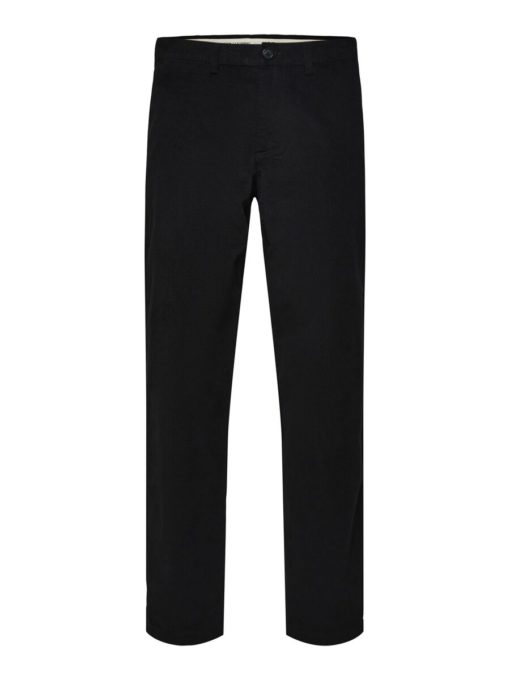 Selected Homme Straight Miles Corduroy Pants Black
