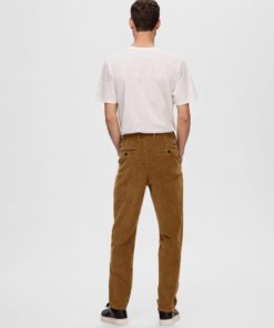 Selected Homme Slimtape Ron Corduroy Pants Breen