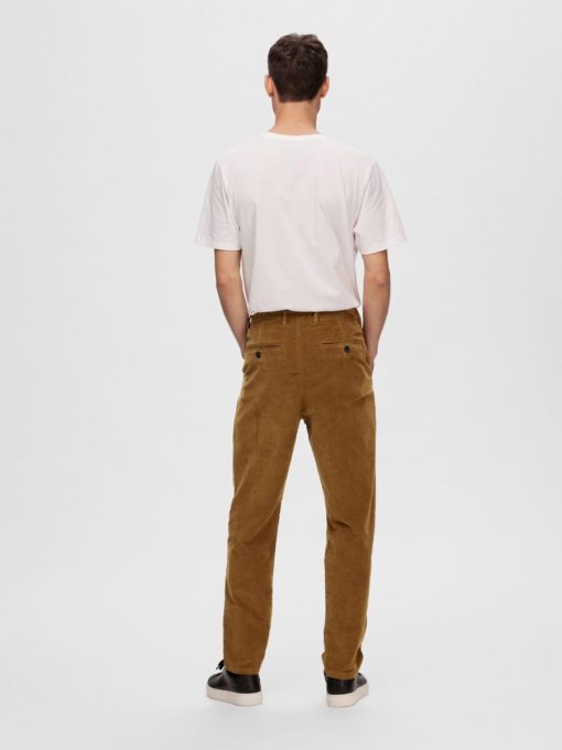 Selected Homme Slimtape Ron Corduroy Pants Breen