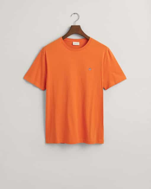 Gant Reg Shield T-Shirt Pumpkin Orange