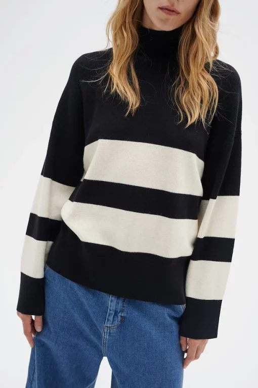 InWear Othilia Pullover Black / Whisper White