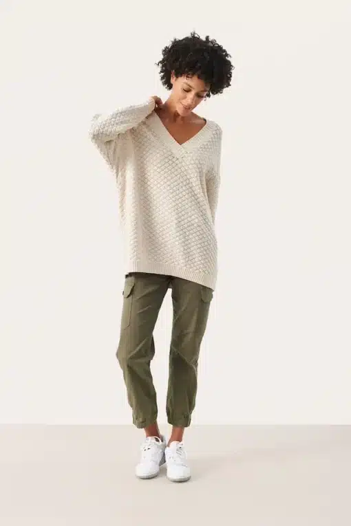 Part Two Fabianne Pullover Whitecap Gray