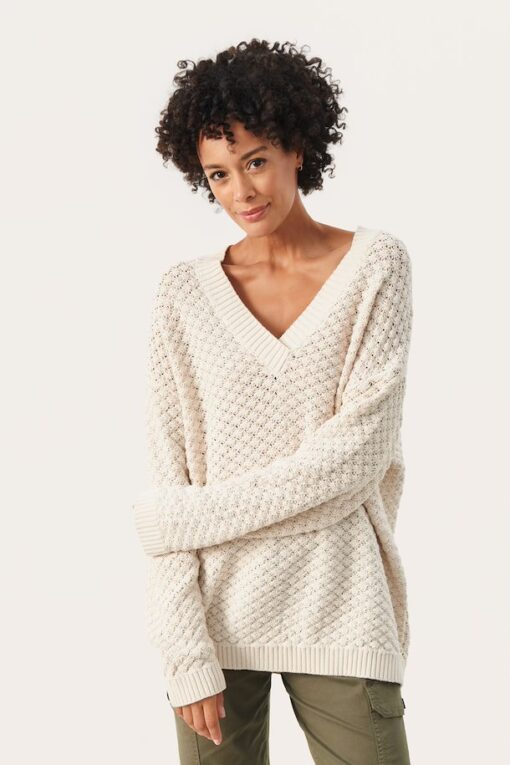 Part Two Fabianne Pullover Whitecap Gray