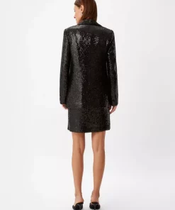 Comma, Sequin Blazer Black