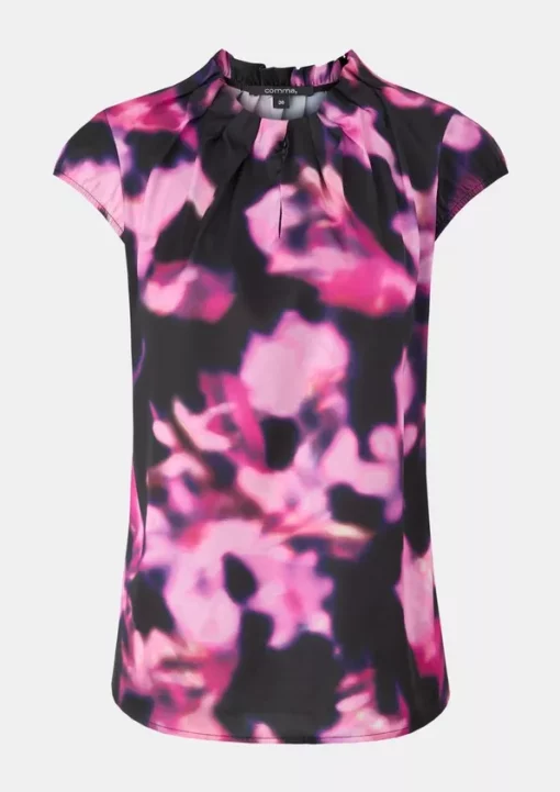 Comma, Blouse Top Fuchsia