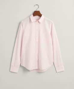 Gant Woman Reg Poplin Striped Shirt Light Pink