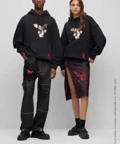 Hugo X Gremlins Diobes Unisex Hoodie Black