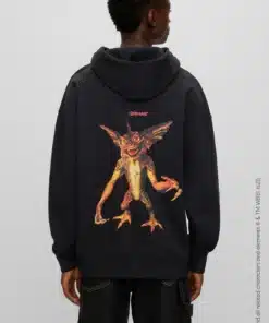 Hugo X Gremlins Diobes Unisex Hoodie Black