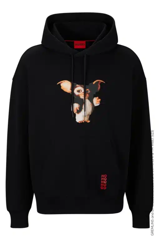 Hugo X Gremlins Diobes Unisex Hoodie Black