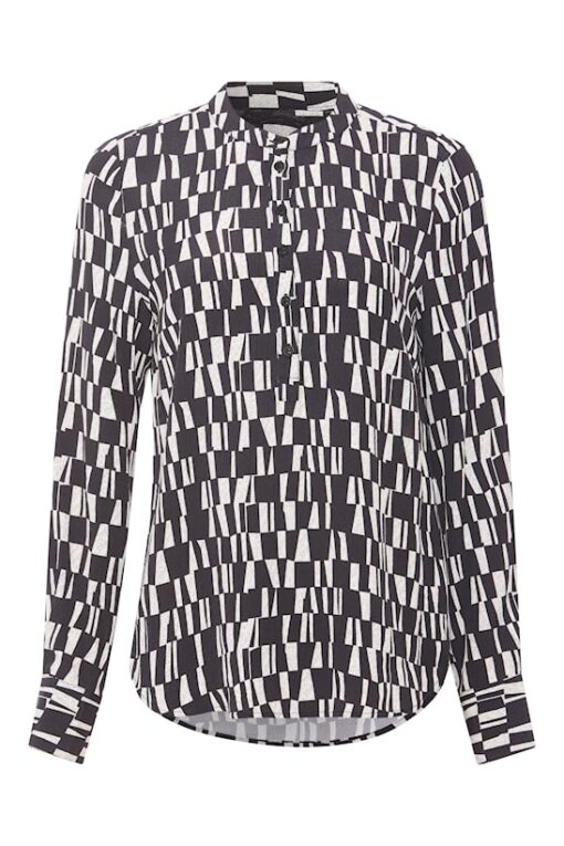 Rue de Femme Dot Shirt Black