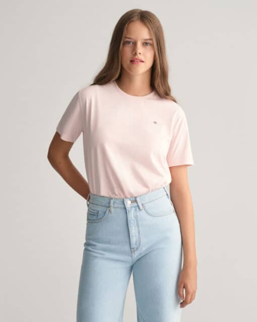 Gant Teens Shield SS T-Shirt Crystal Pink