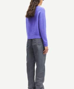 Samsoe & Samsoe Nor O-neck Short Simple Purple