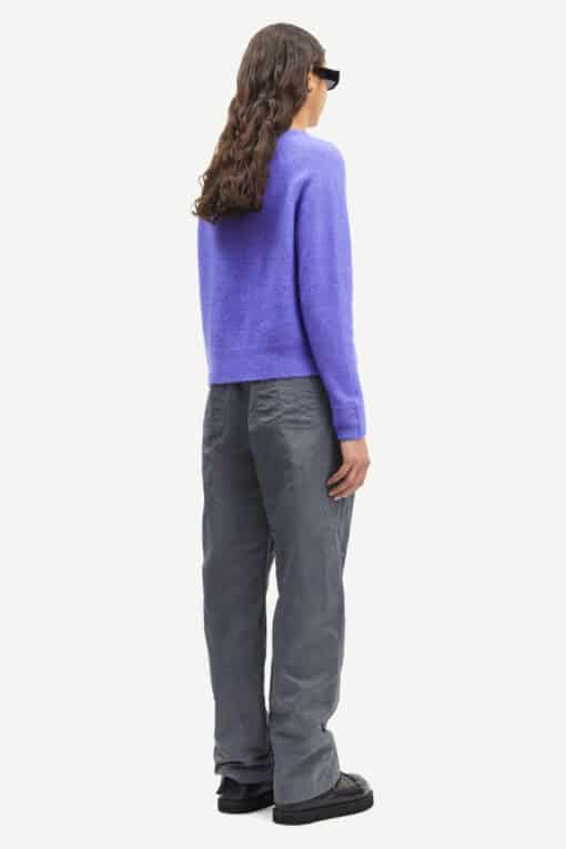 Samsøe Samsøe Nor O-neck Short Simple Purple