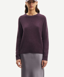 Samsøe Samsøe Boston O-Neck Plum Perfect