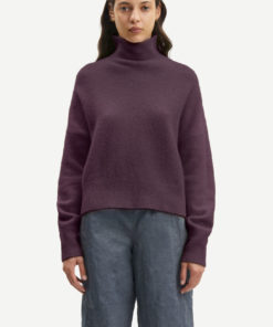 Samsøe Samsøe Nola T-Neck Plum Perfect