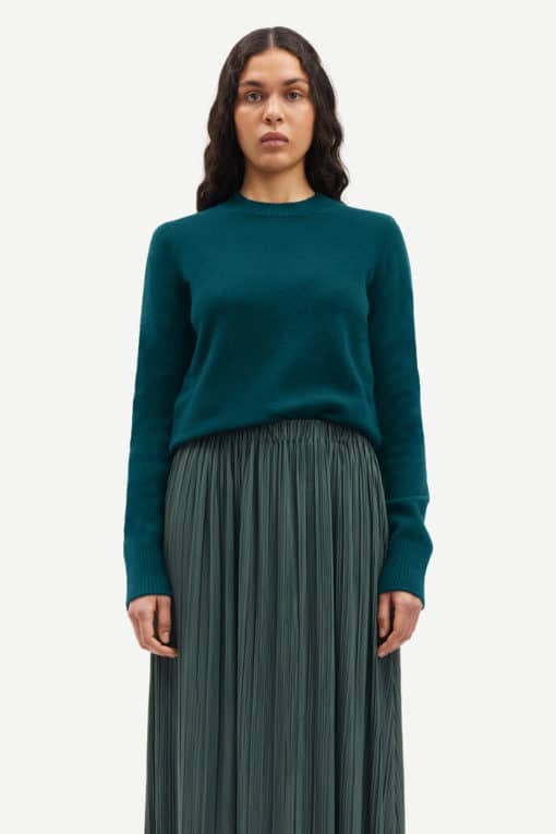 Samsoe & Samsoe Charlotte Knit Sweater Atlantic Deep