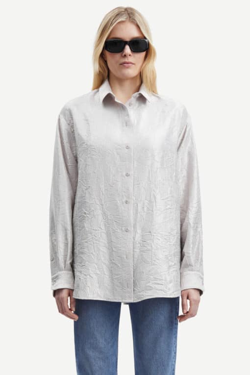 Samsoe & Samsoe Alfrida Shirt Warm Silver