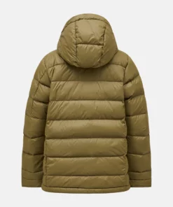 Peak Performance Frost Down Jacket Junior Snap Green