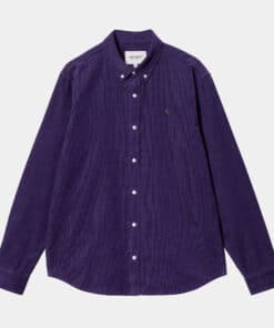 Carhartt WIP L/S Madison Cord Shirt Tyrian