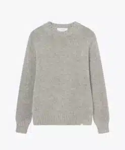 Les Deux Gary Fleck Wool Roundneck Grey Melange