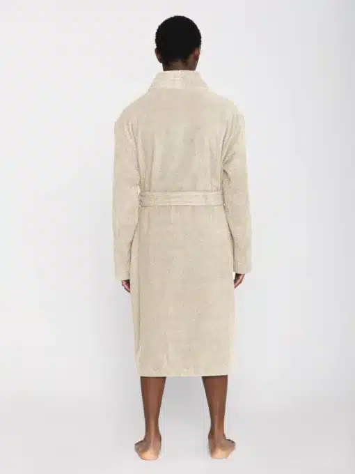 Knowledge Cotton Apparel Bathrobe Buttercream