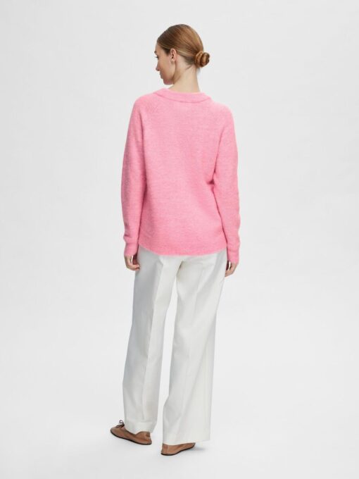 Selected Femme Lulu O-neck Knit Moonlite Mauve