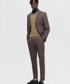 Selected Homme Berg V-Neck Knit Teak