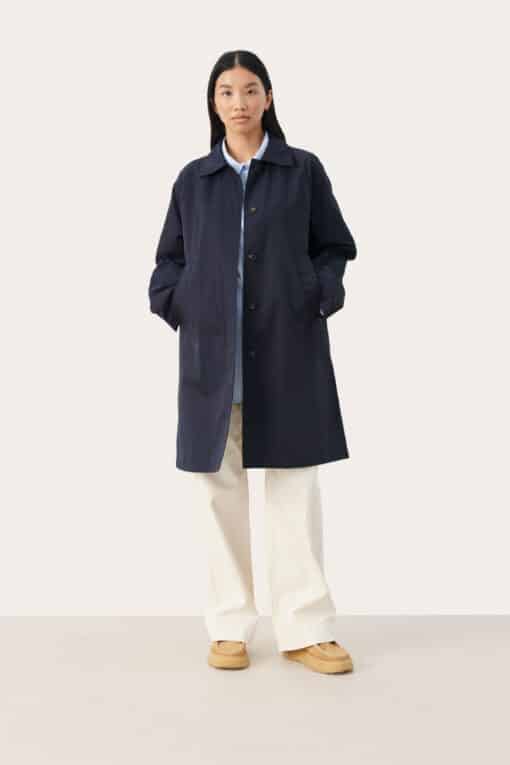 Part Two Ettie Coat Blue